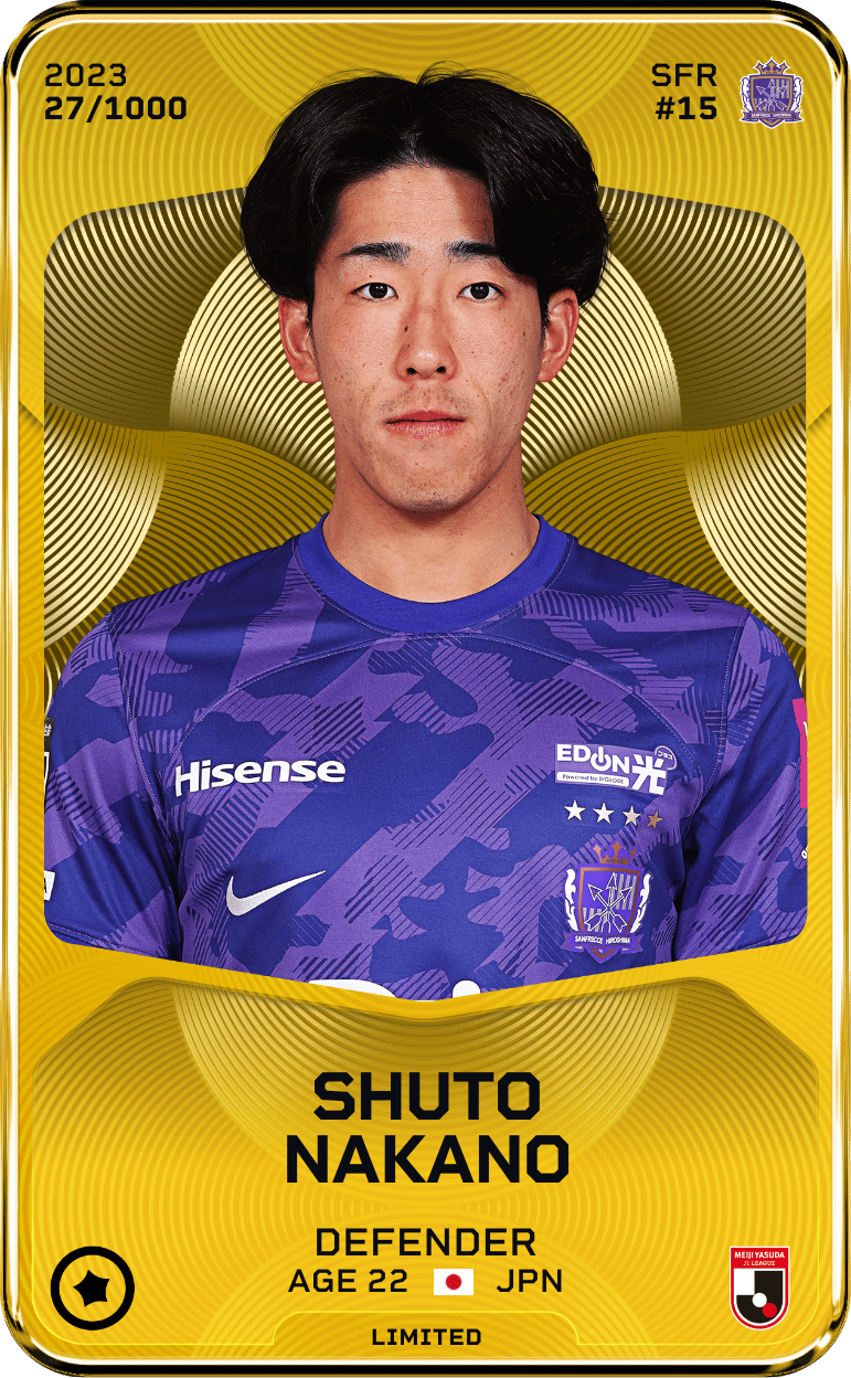 Shuto Nakano 2023-24 • Limited 27/1000