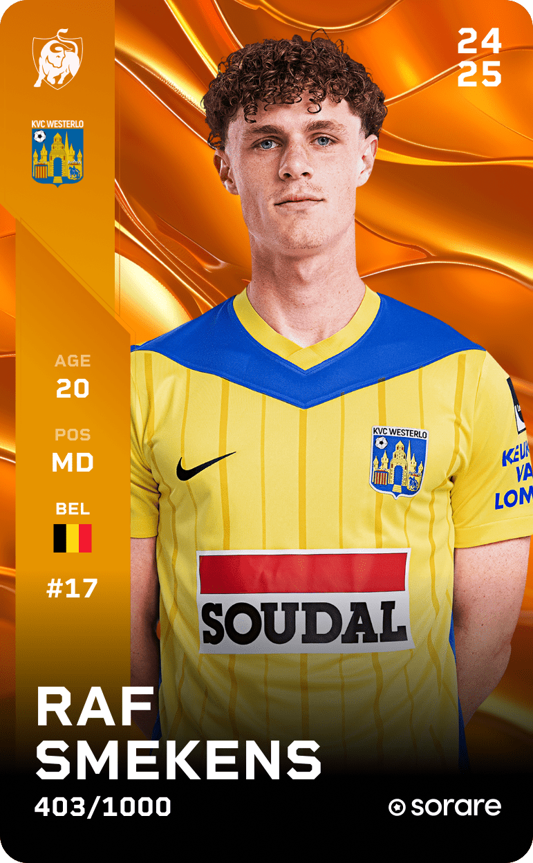 Raf Smekens 2024-25 • Limited 403/1000