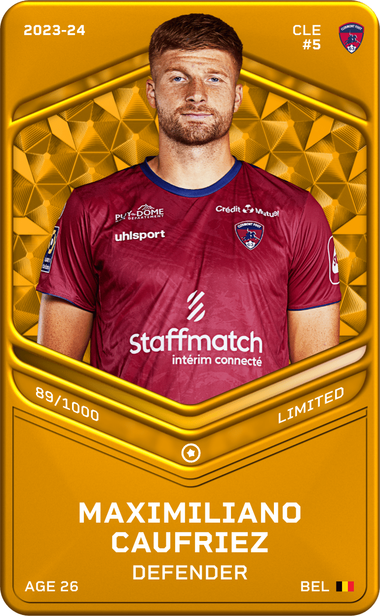 Maximiliano Caufriez 2023-24 • Limited 89/1000