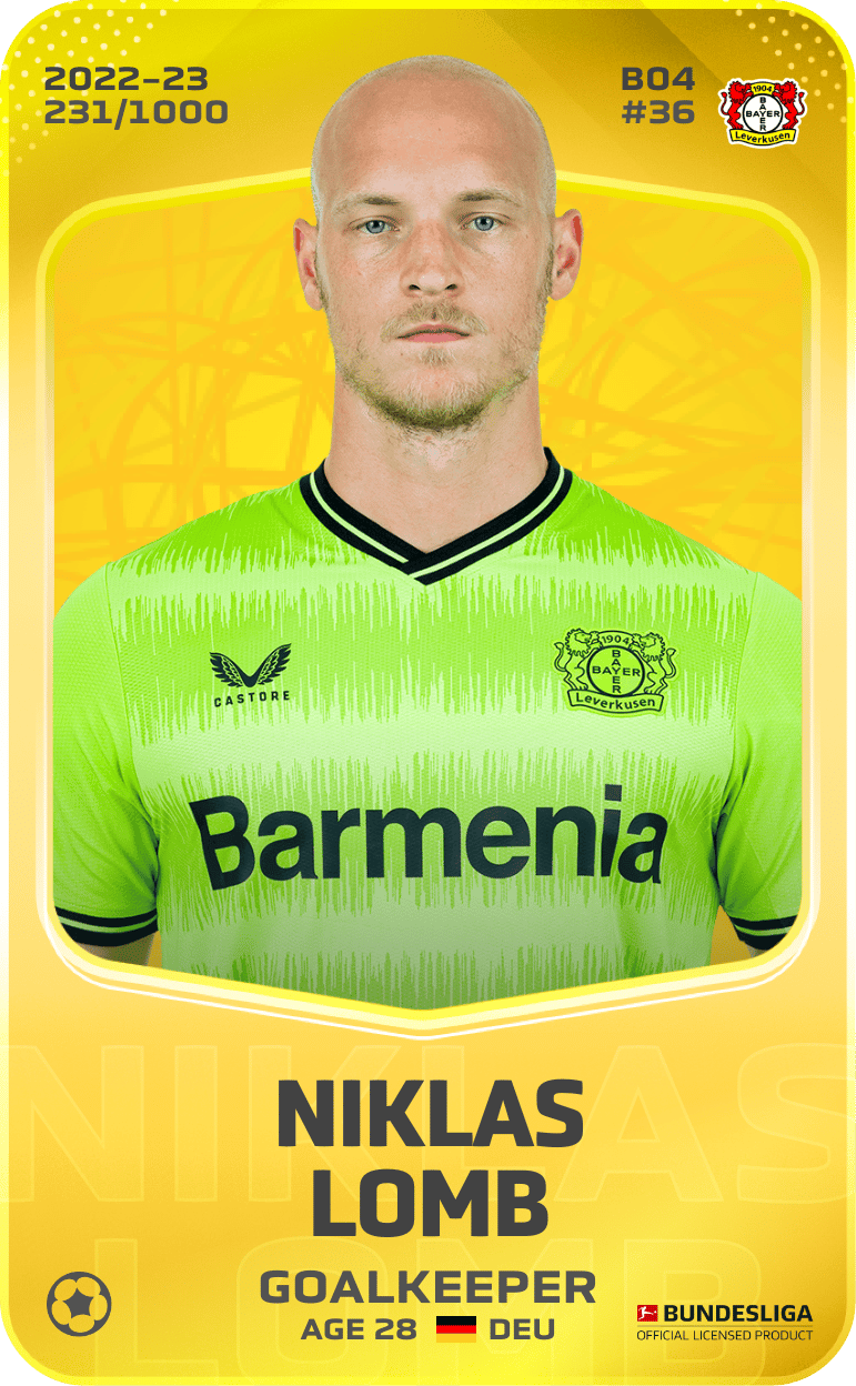 Niklas Lomb 2022-23 • Limited 231/1000