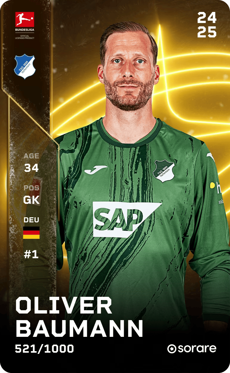 Oliver Baumann 2024-25 • Limited 521/1000