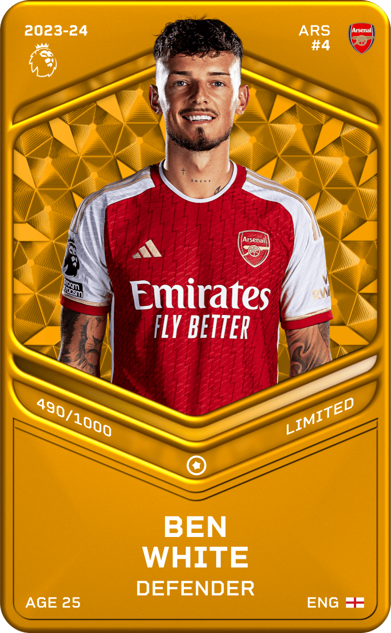 Ben White 2023-24 • Limited 490/1000