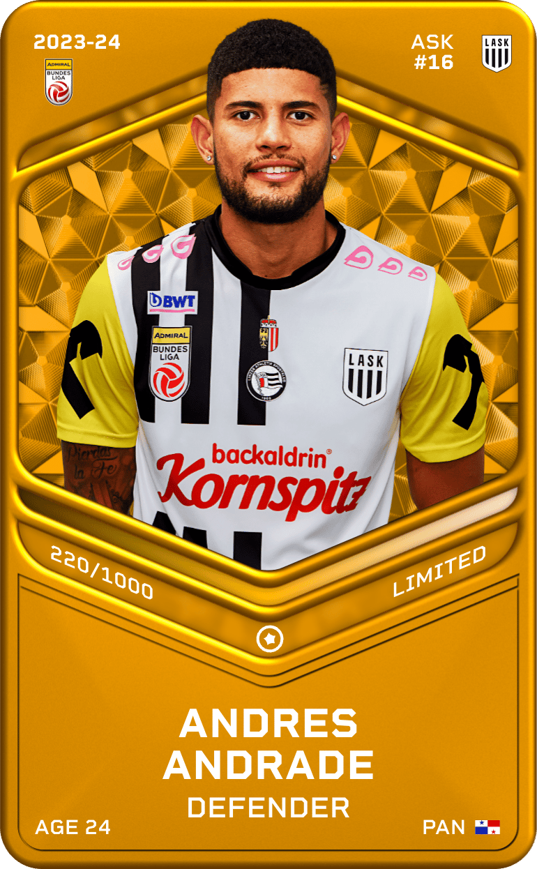 Andres Andrade 2023-24 • Limited 220/1000