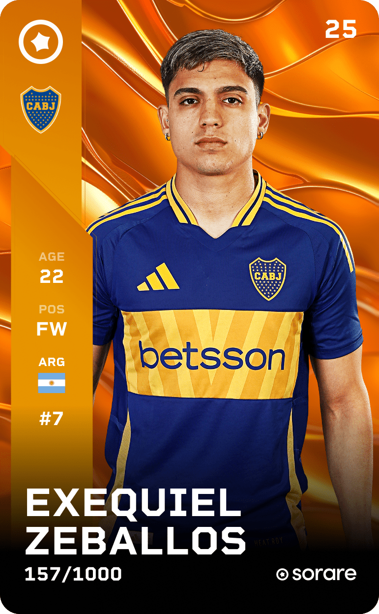 Exequiel Zeballos 2025-26 • Limited 157/1000