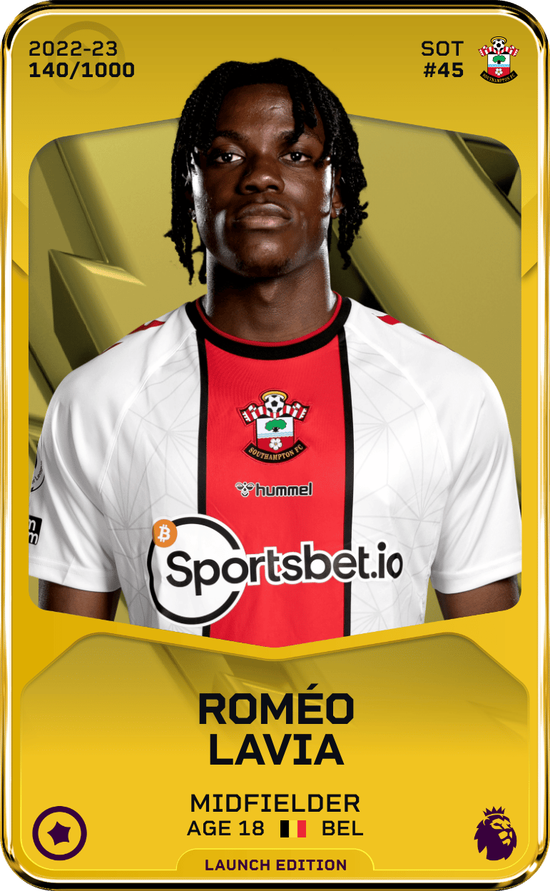 Roméo Lavia 2022-23 • Limited 140/1000