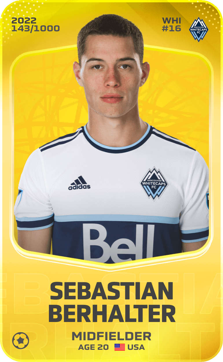Sebastian Berhalter 2022-23 • Limited 143/1000
