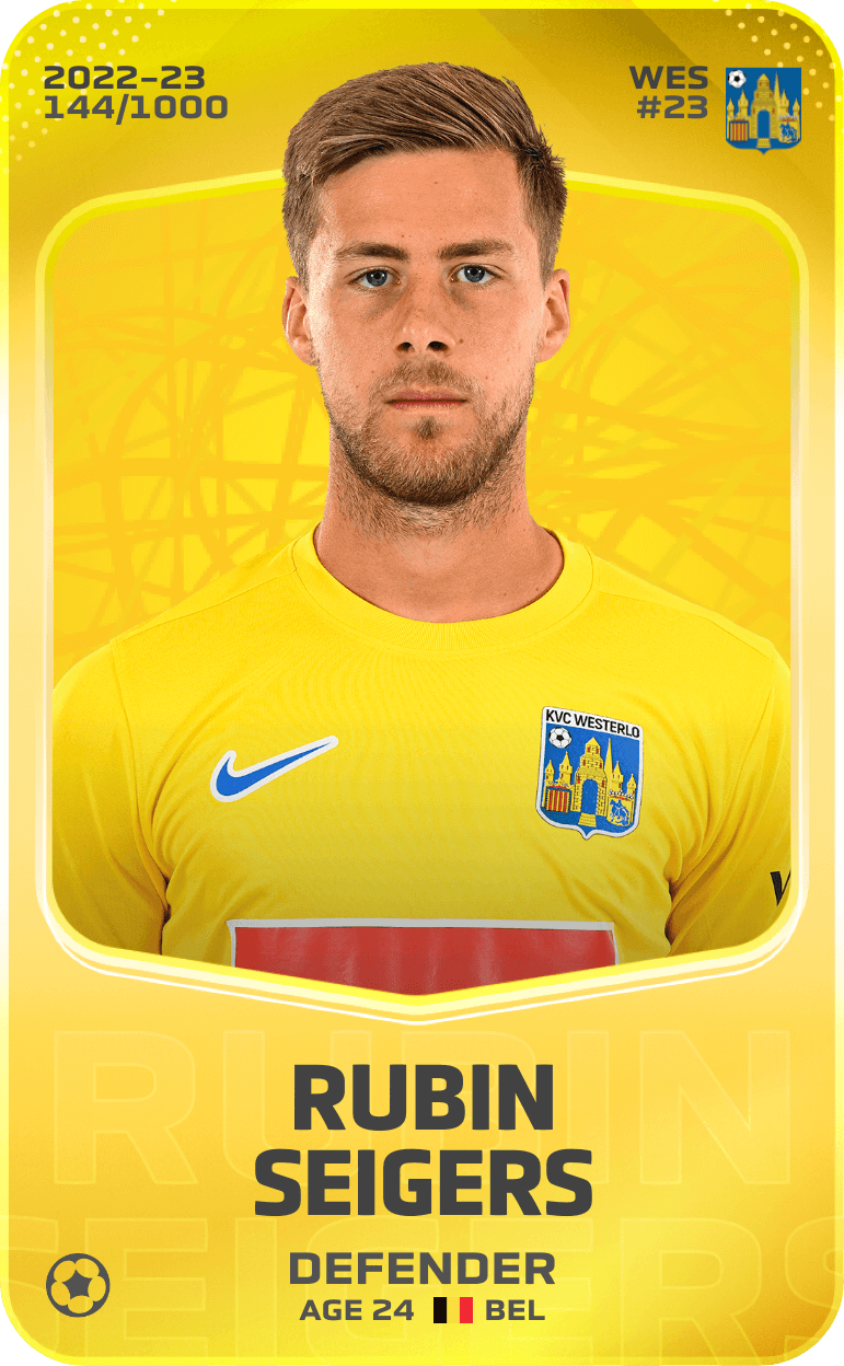 Rubin Seigers 2022-23 • Limited 144/1000