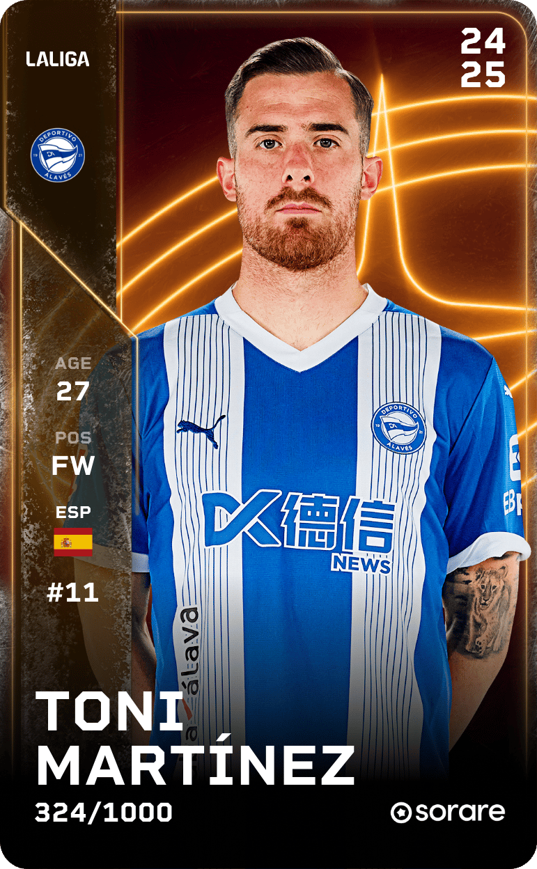 Toni Martínez 2024-25 • Limited 324/1000