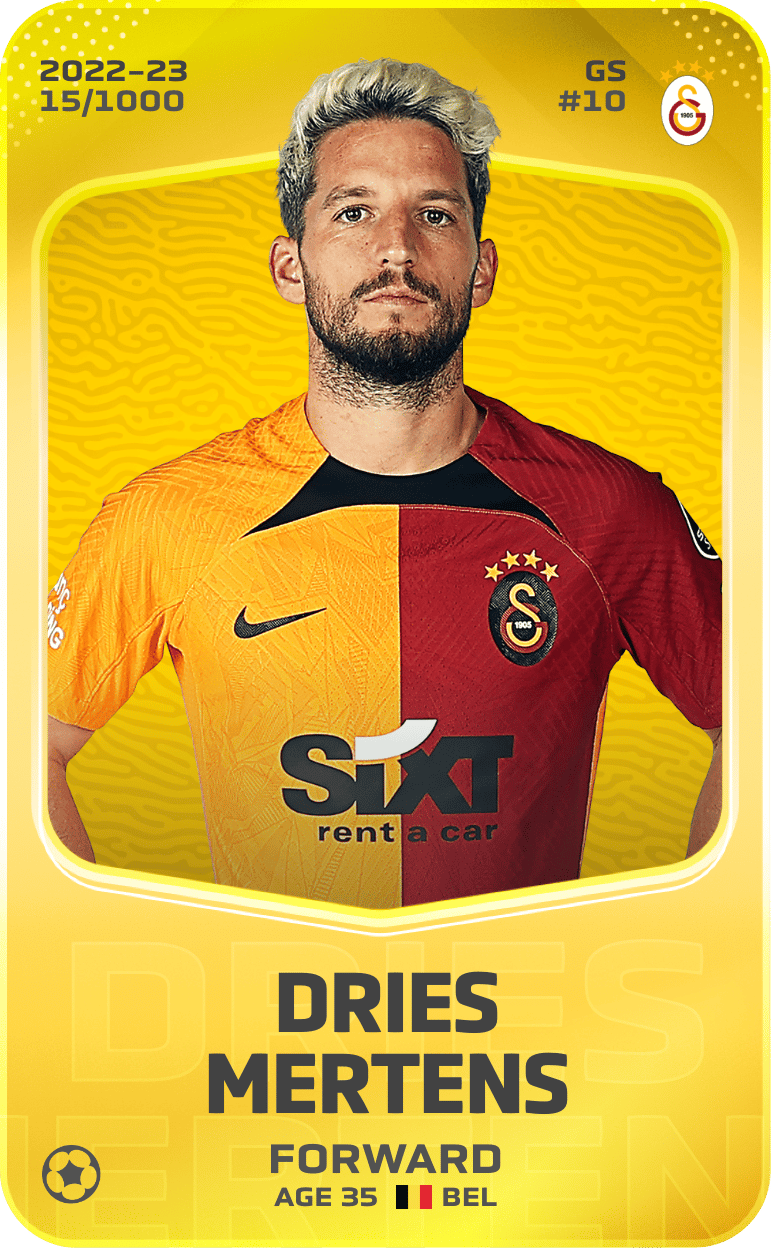 Dries Mertens 2022-23 • Limited 15/1000