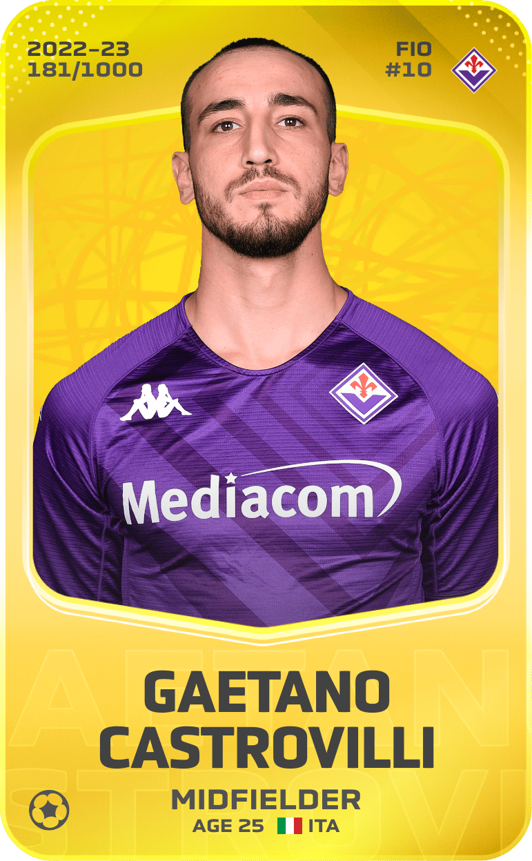 Gaetano Castrovilli 2022-23 • Limited 181/1000