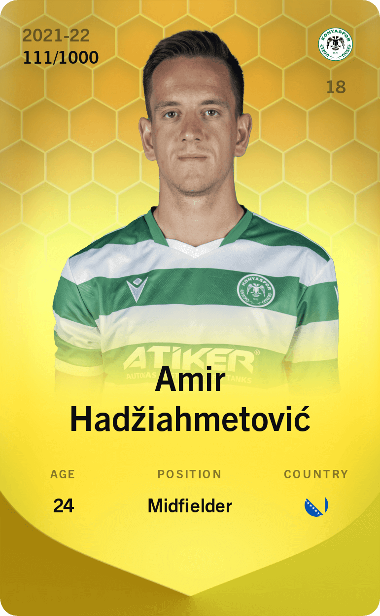 Amir Hadžiahmetović 2021-22 • Limited 111/1000