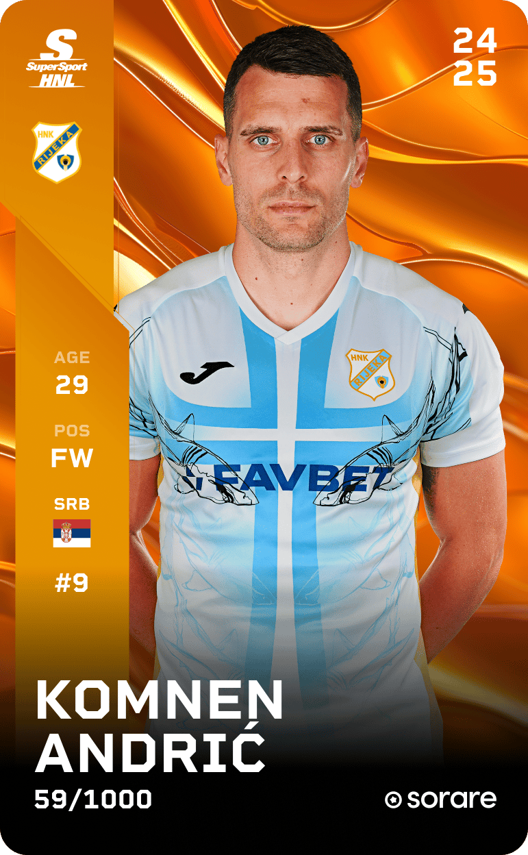 Komnen Andrić 2024-25 • Limited 59/1000