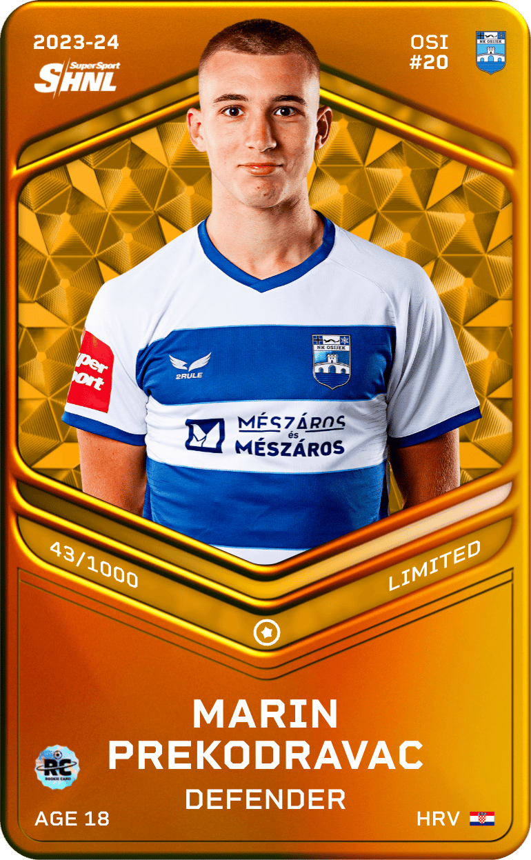 Marin Prekodravac 2023-24 • Limited 43/1000