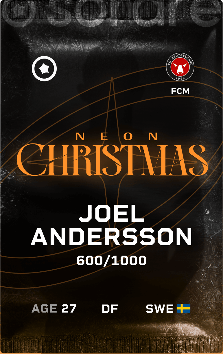 Joel Andersson 2024-25 • Limited 600/1000