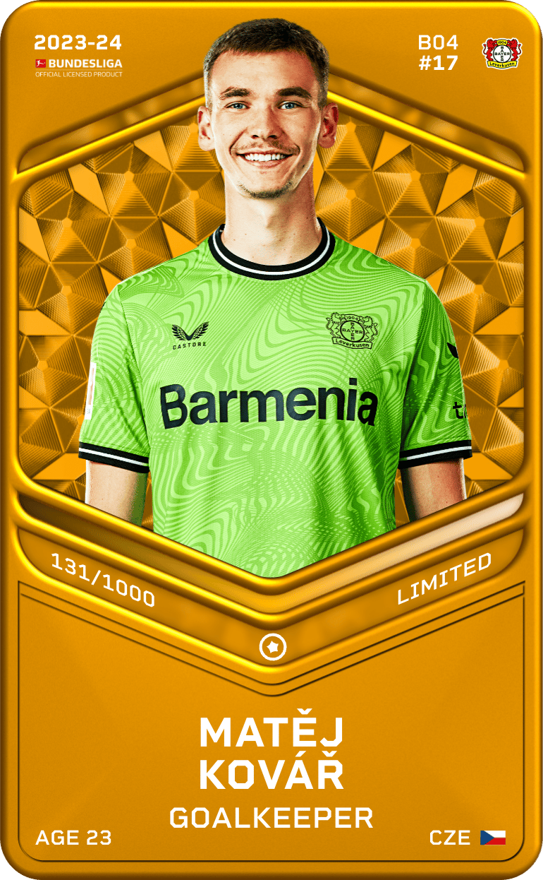 Matěj Kovář 2023-24 • Limited 131/1000