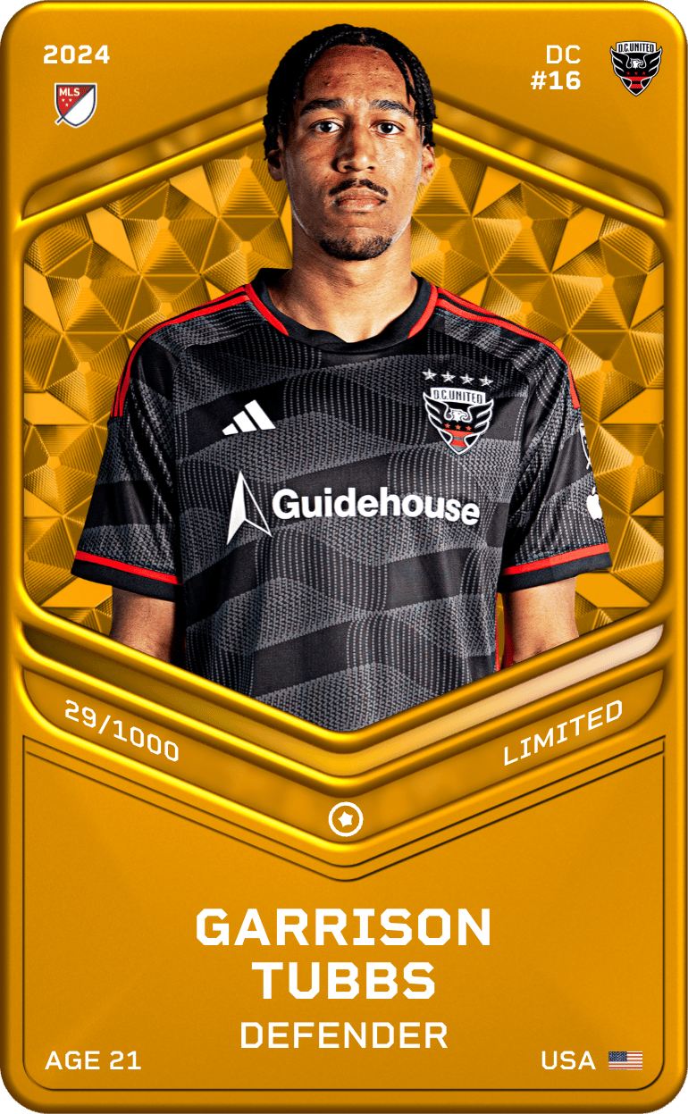 Garrison Tubbs 2024-25 • Limited 29/1000