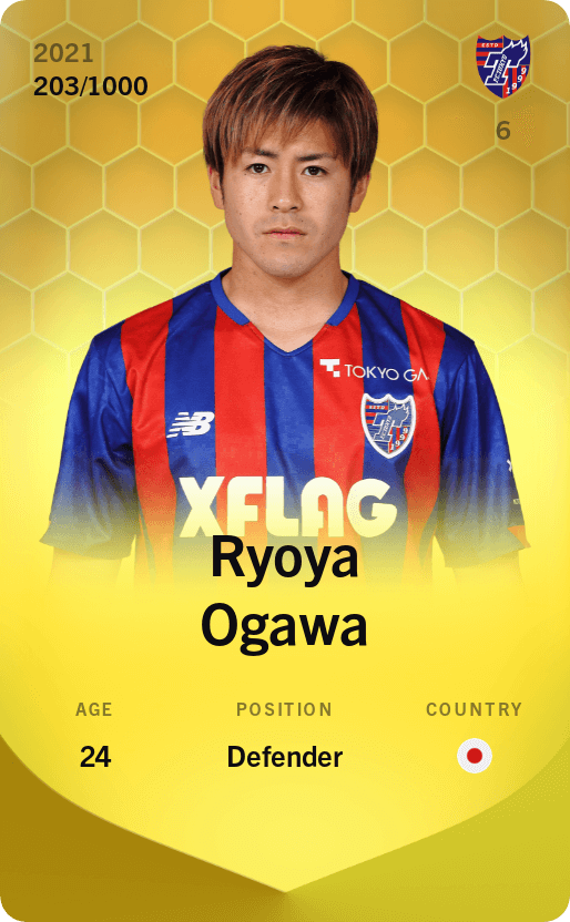Ryoya Ogawa 2021-22 • Limited 203/1000