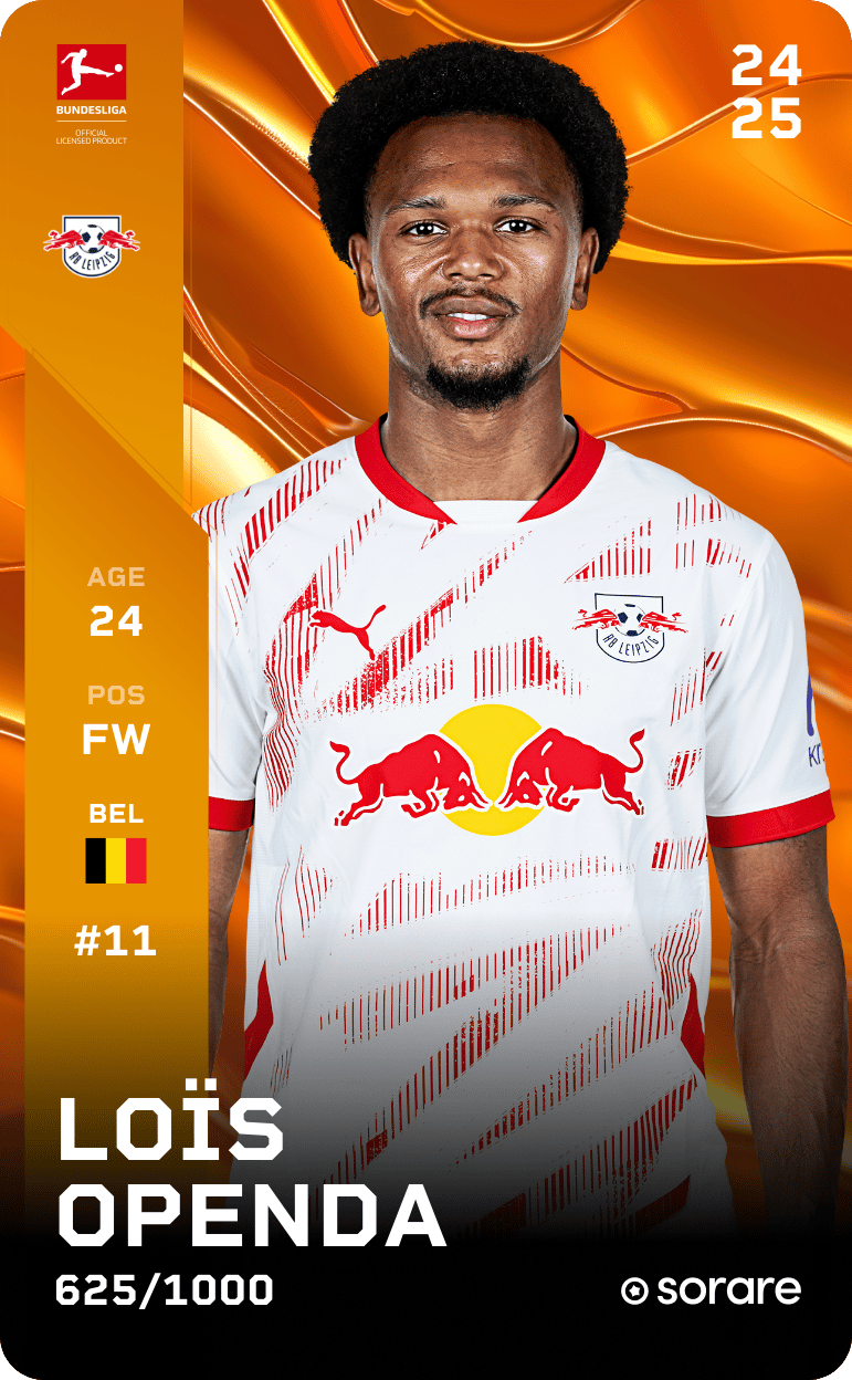 Loïs Openda 2024-25 • Limited 625/1000
