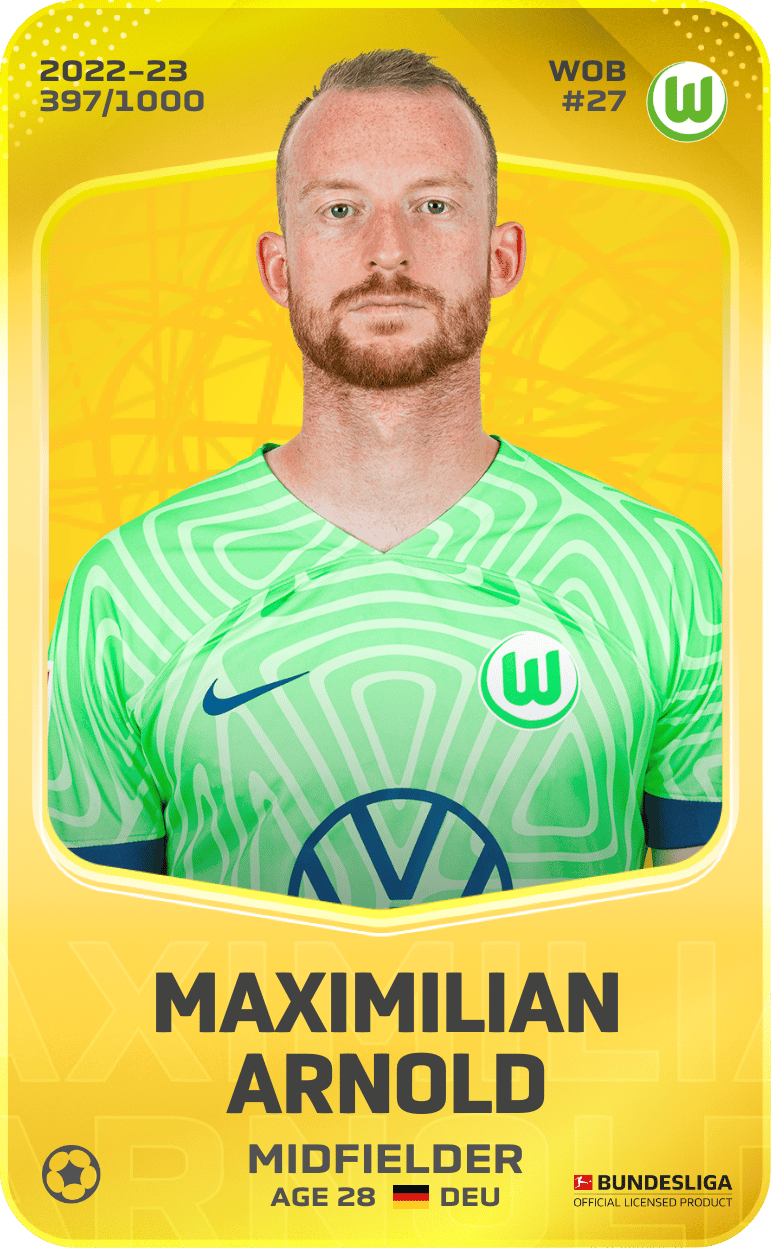 Maximilian Arnold 2022-23 • Limited 397/1000