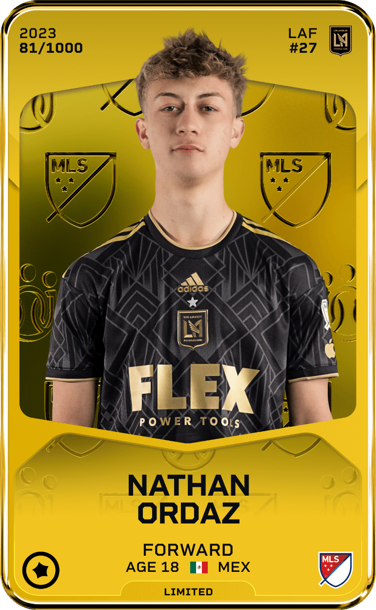 Nathan Ordaz 2023-24 • Limited 81/1000