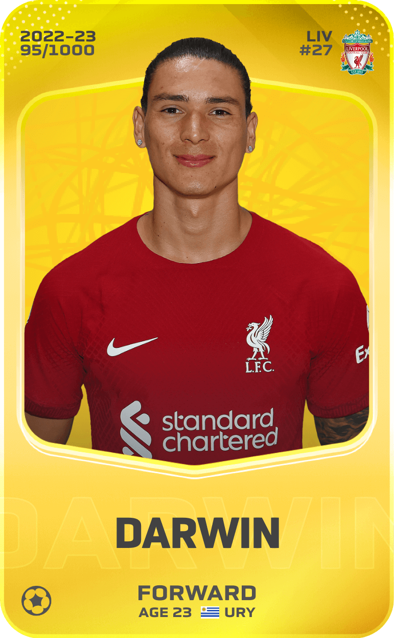 Darwin Nunez 2022-23 • Limited 95/1000