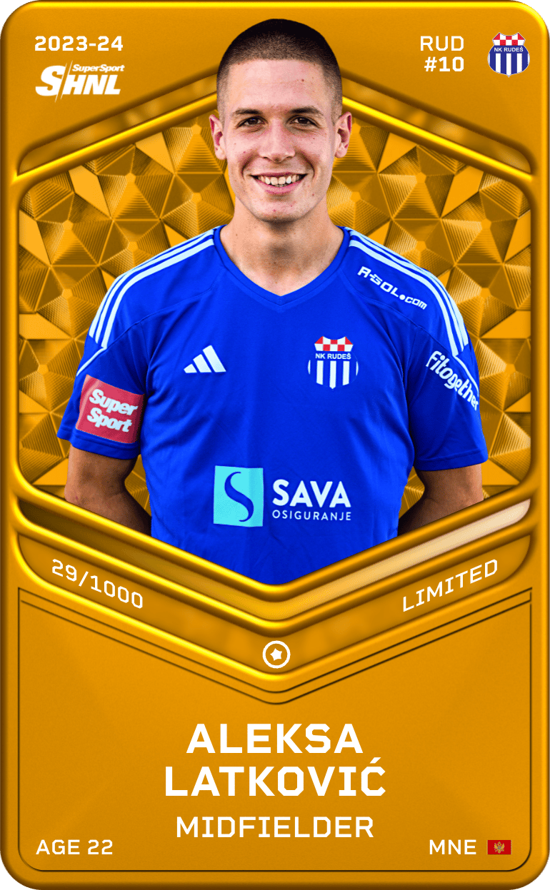 Aleksa Latković 2023-24 • Limited 29/1000