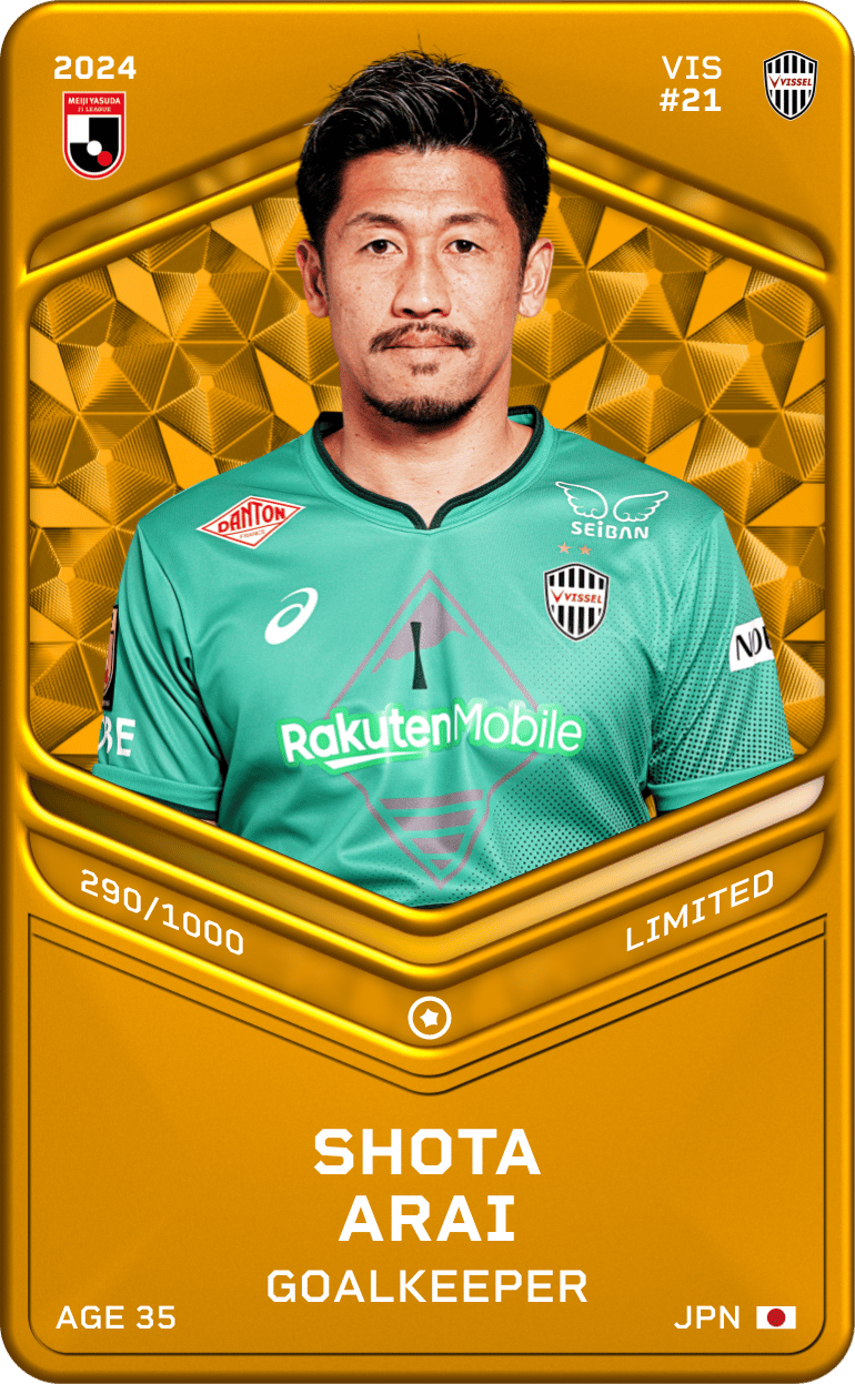 Shota Arai 2024-25 • Limited 290/1000