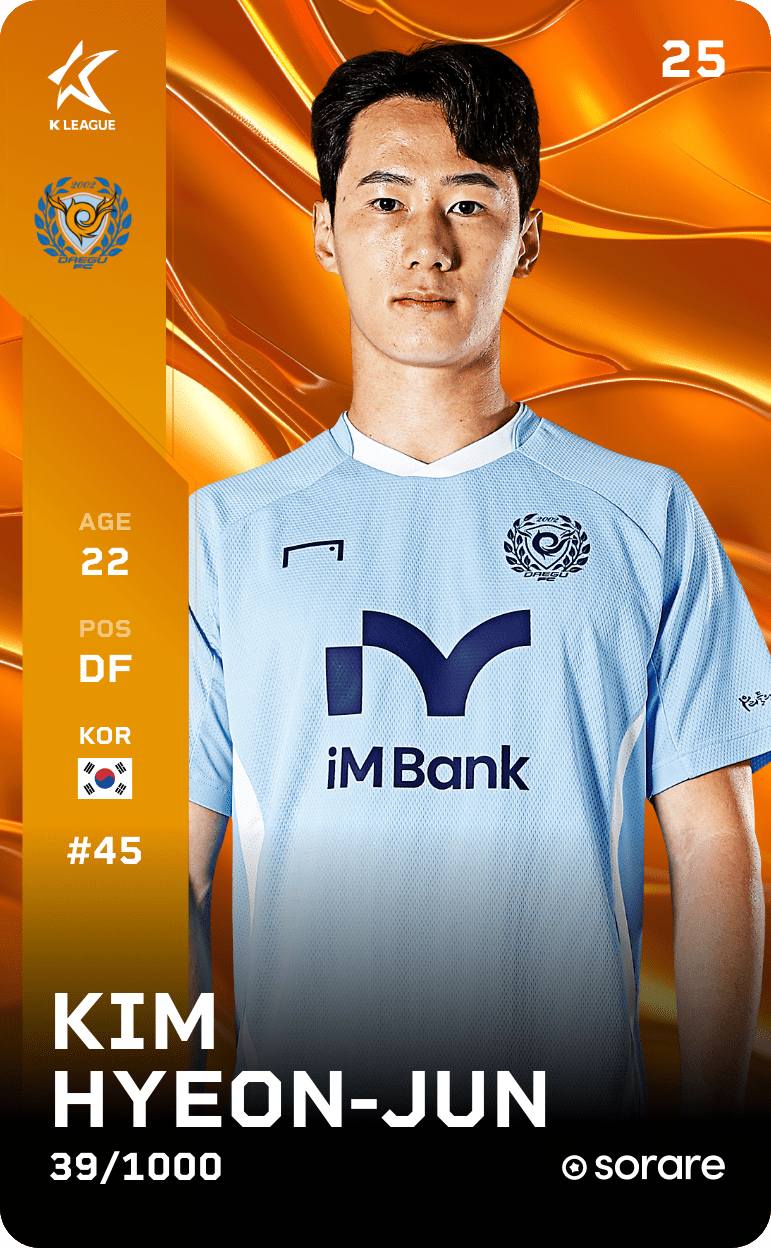 Kim Hyeon-Jun 2025-26 • Limited 39/1000