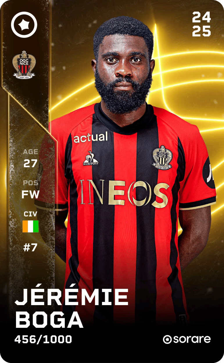 Jérémie Boga 2024-25 • Limited 456/1000