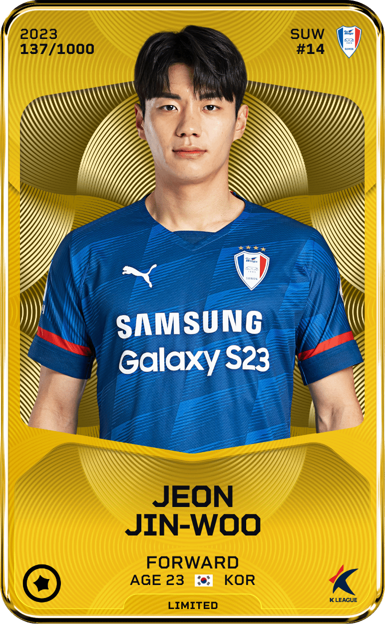 Jeon Jin-Woo 2023-24 • Limited 137/1000