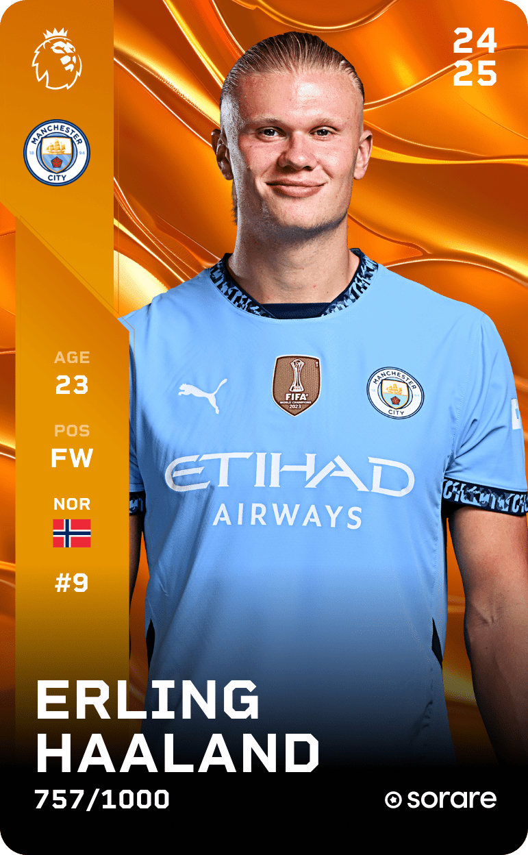 Erling Haaland 2024-25 • Limited 757/1000
