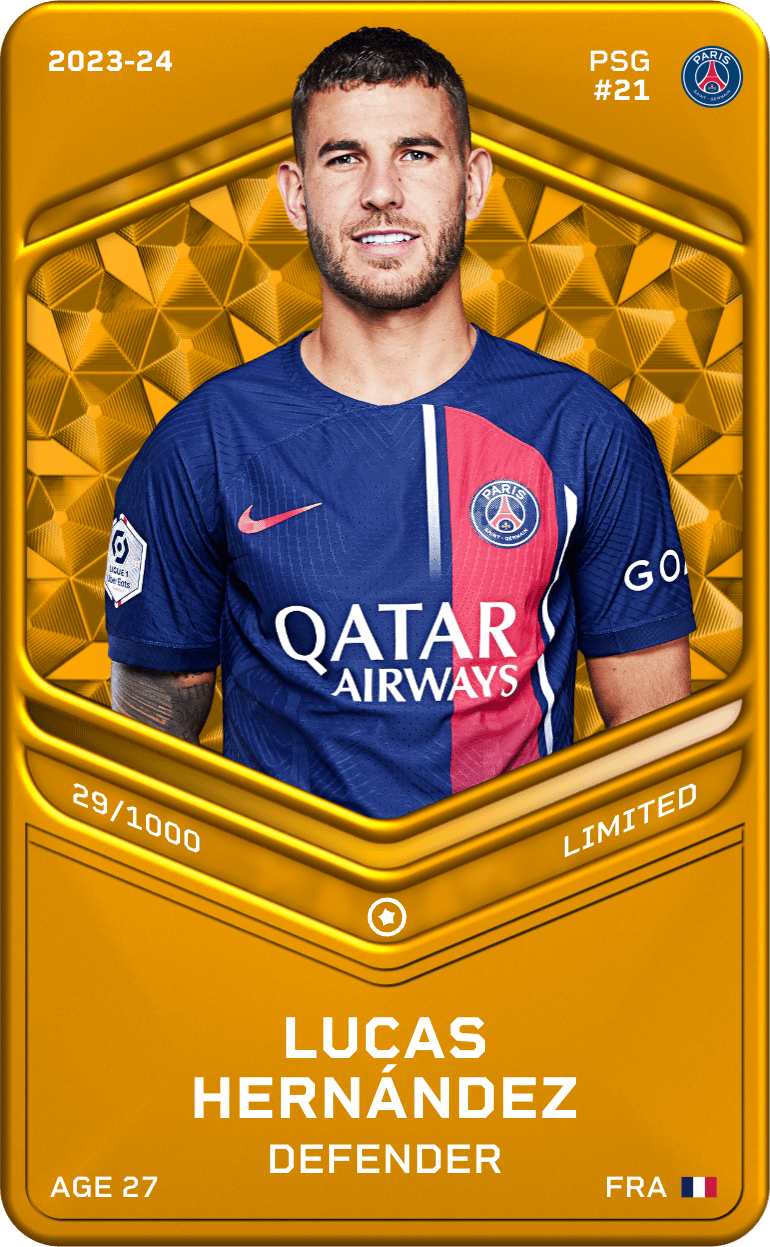 Lucas Hernández 2023-24 • Limited 29/1000