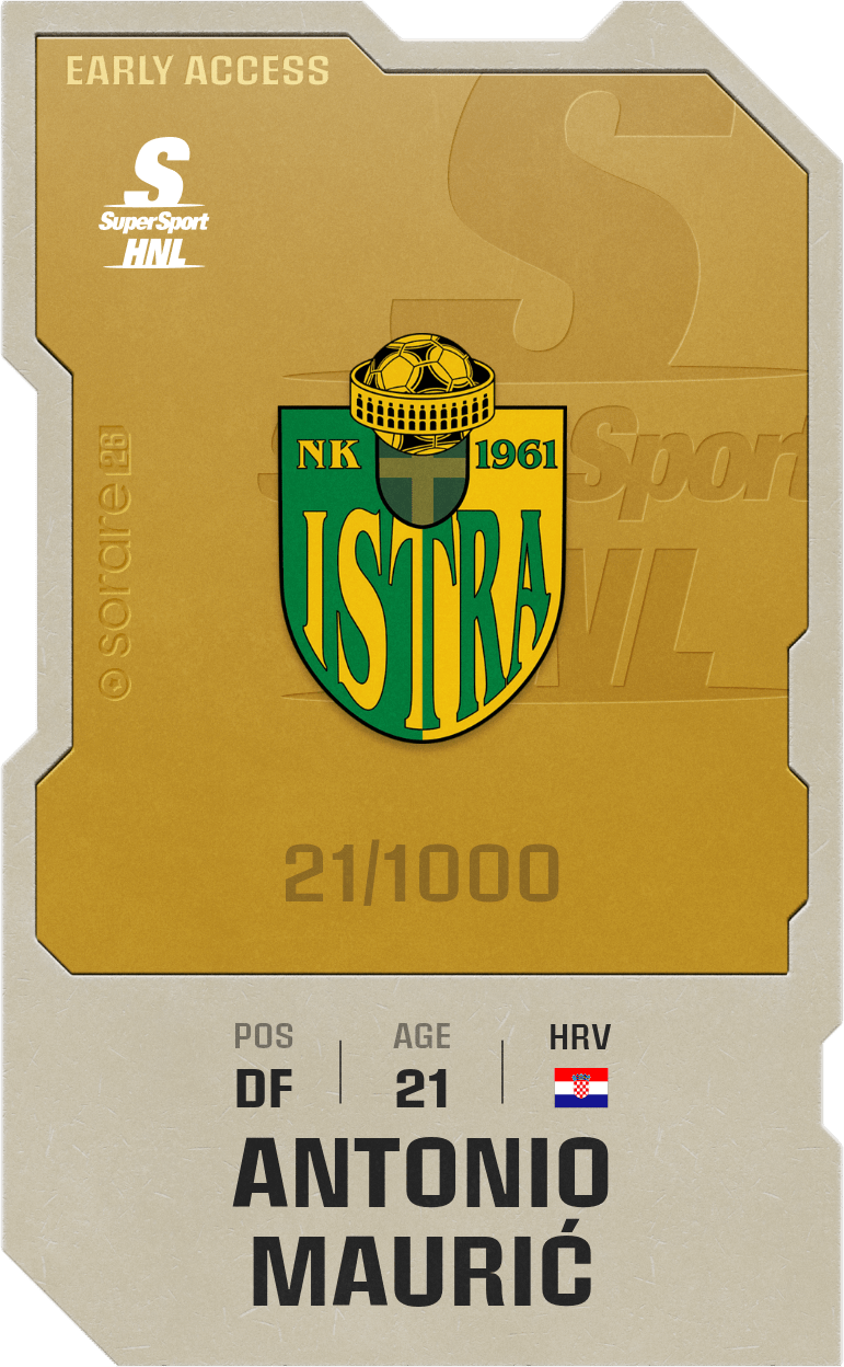 Antonio Maurić 2025-26 • Limited 21/1000