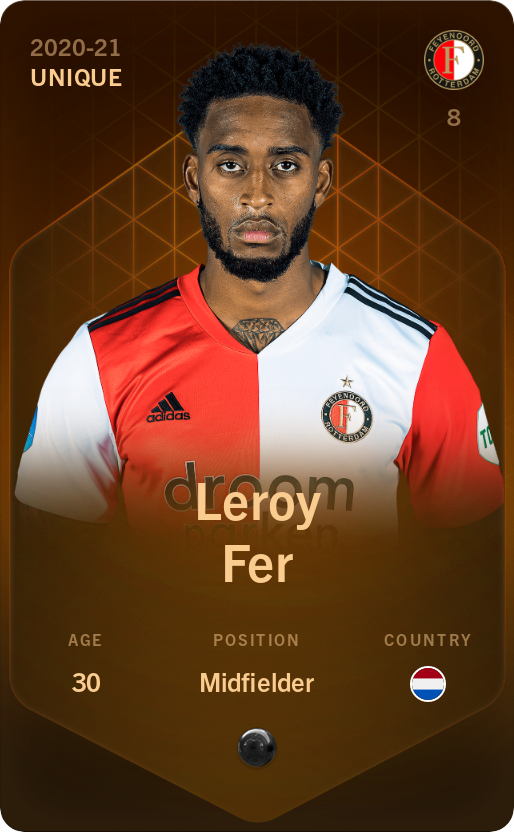 Sorare - Sorare Official - Leroy Fer 2020-21 • Unique - NFT # 37841386956660844069603621621957356832053184275308150227476264226339193952670