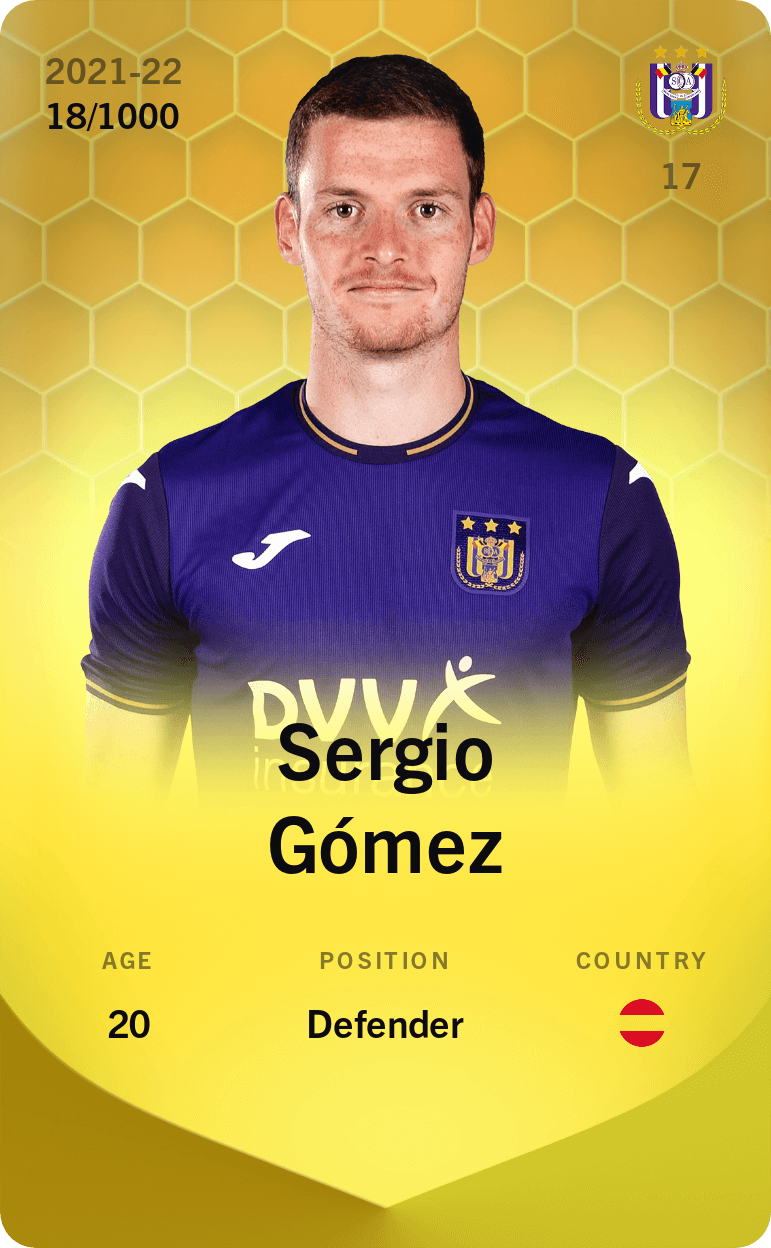 Sergio Gómez 2021-22 • Limited 18/1000