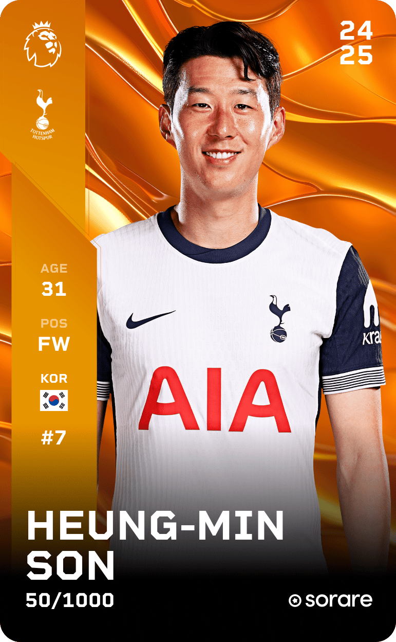 Heung-min Son 2024-25 • Limited 50/1000