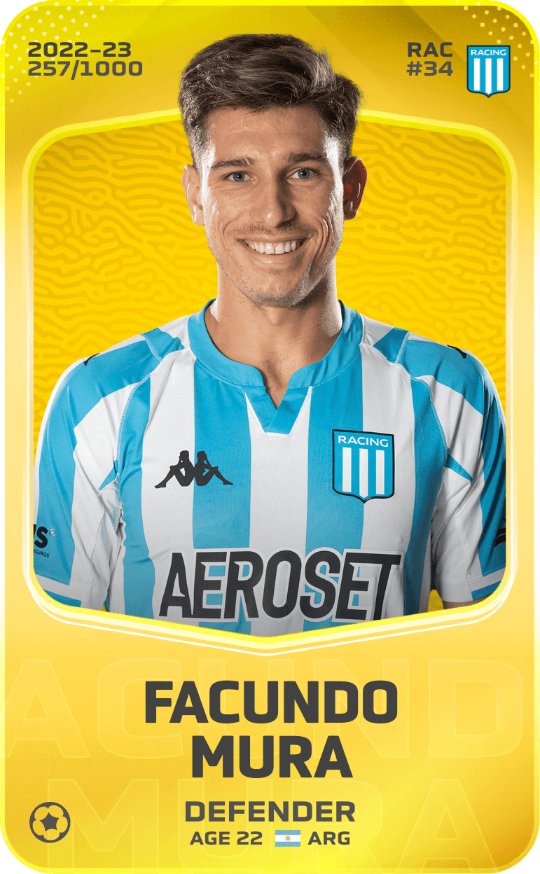 Facundo Mura 2022-23 • Limited 257/1000