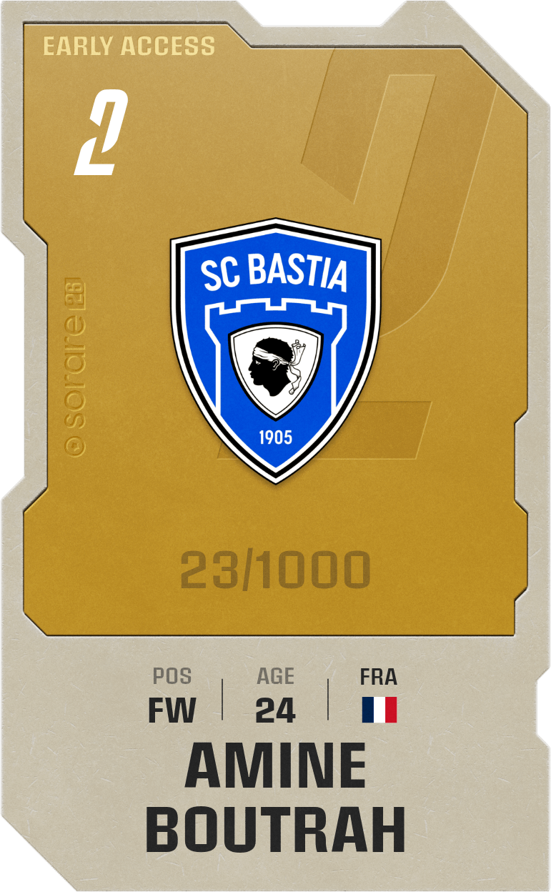 Amine Boutrah 2025-26 • Limited 23/1000