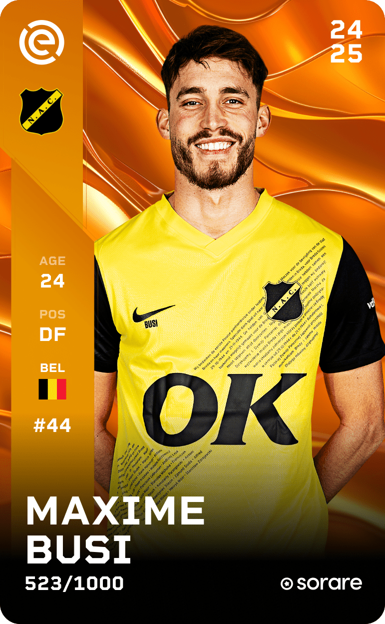 Maxime Busi 2024-25 • Limited 523/1000