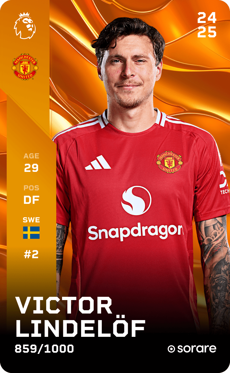 Victor Lindelöf 2024-25 • Limited 859/1000
