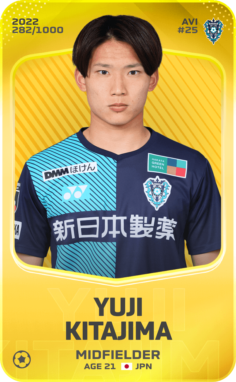 Yuji Kitajima 2022-23 • Limited 282/1000