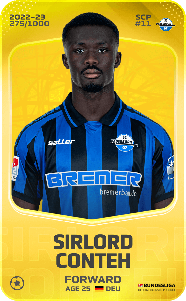 Sirlord Conteh 2022-23 • Limited 275/1000