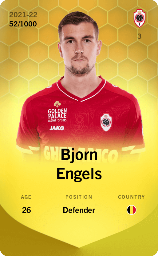 Bjorn Engels 2021-22 • Limited 52/1000