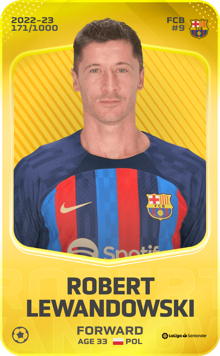 Robert Lewandowski 2022-23 • Limited 171/1000