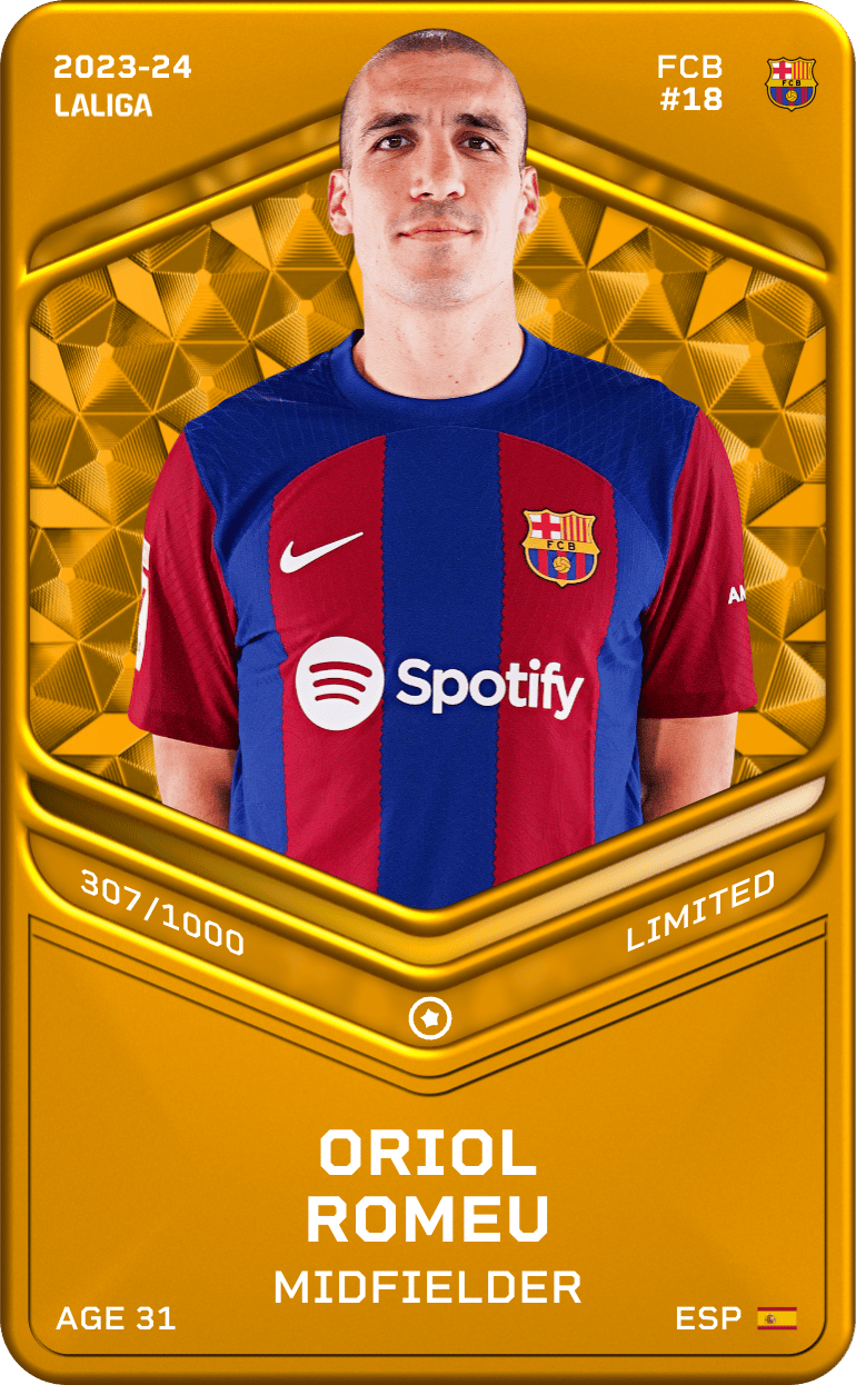Oriol Romeu 2023-24 • Limited 307/1000