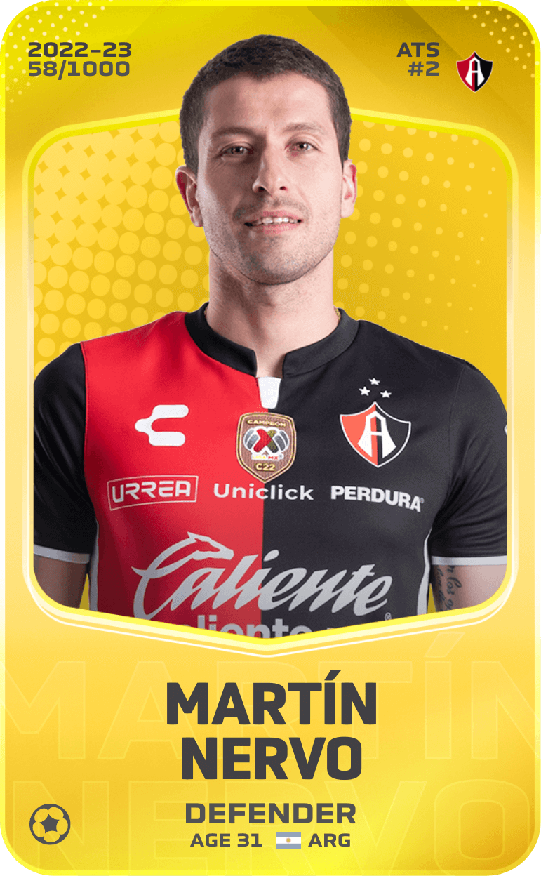 Martín Nervo 2022-23 • Limited 58/1000