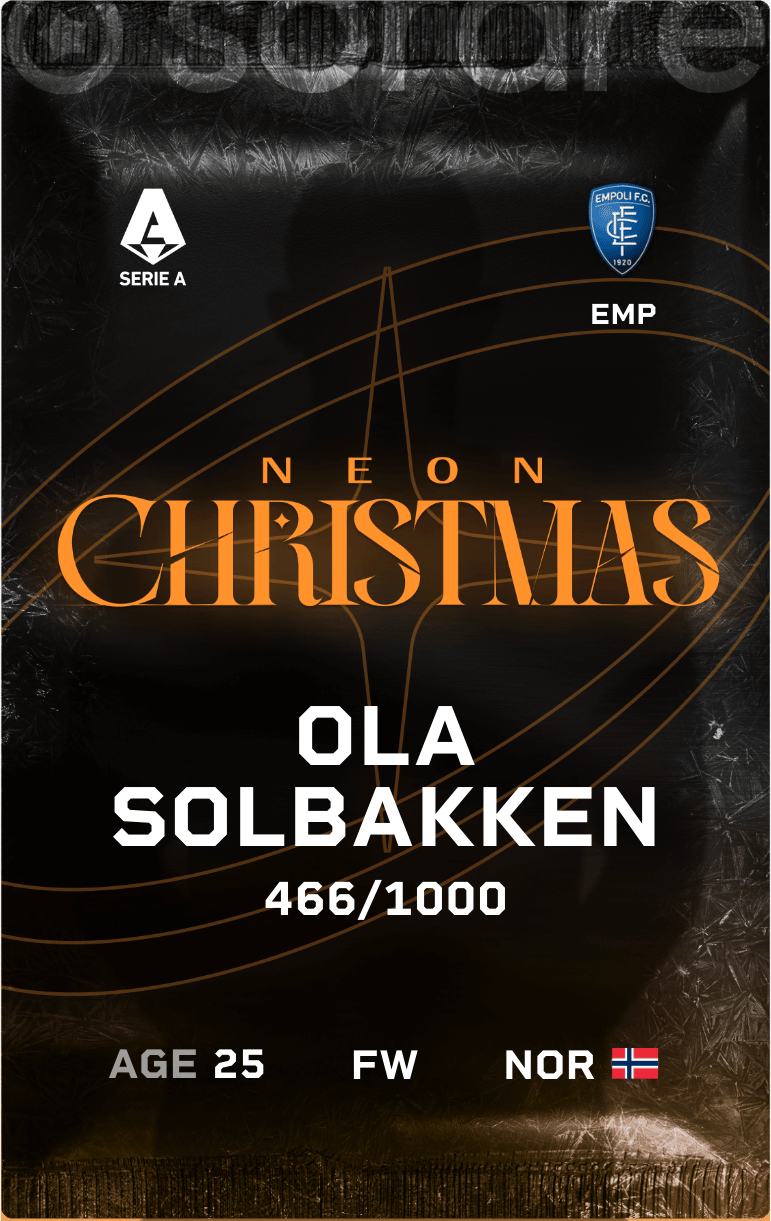 Ola Solbakken 2024-25 • Limited 466/1000
