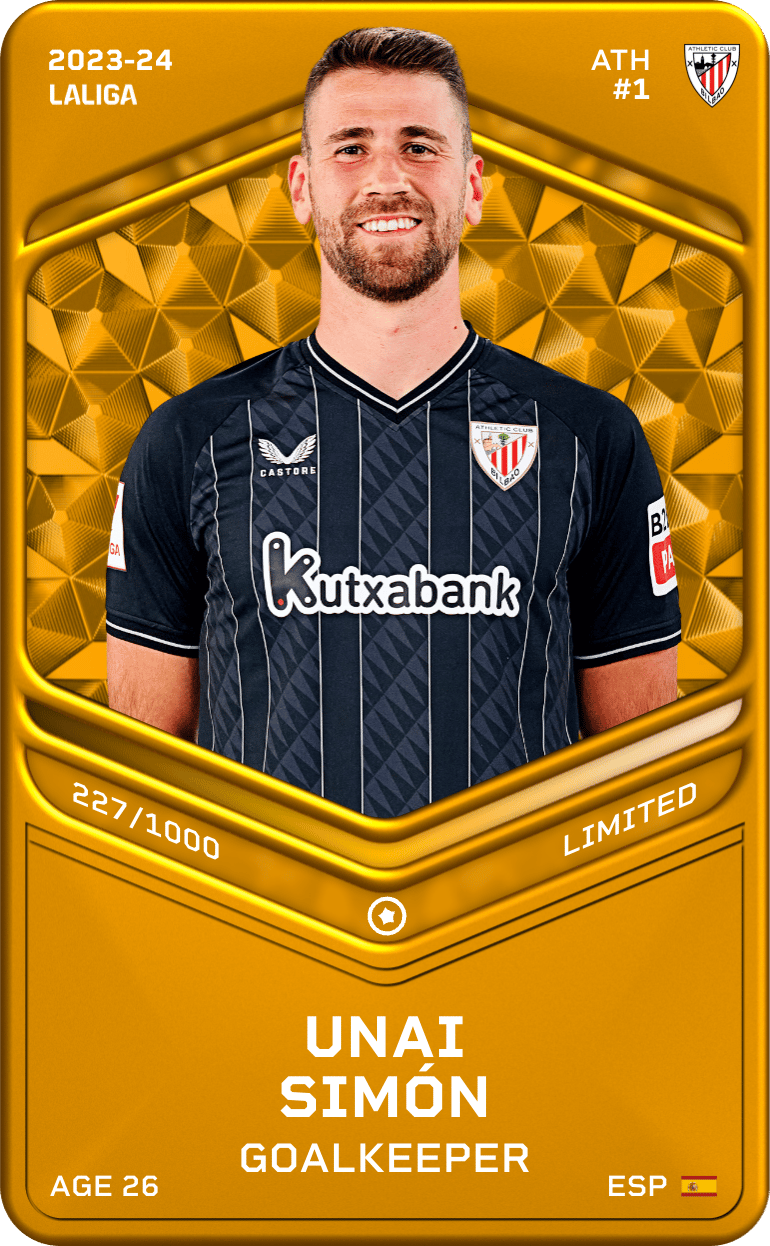 Unai Simón 2023-24 • Limited 227/1000