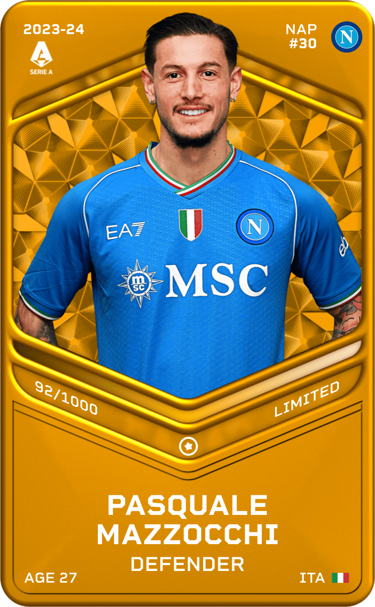 Pasquale Mazzocchi 2023-24 • Limited 92/1000