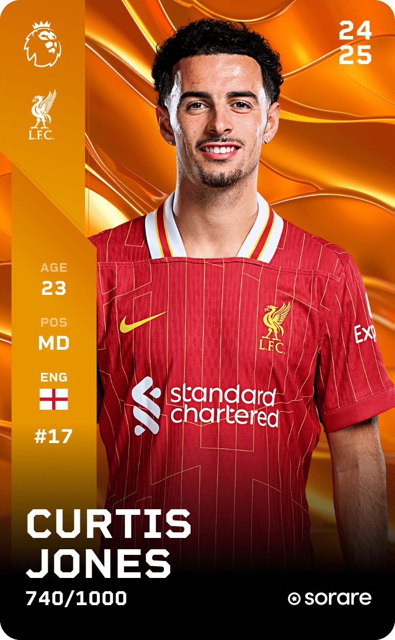 Curtis Jones 2024-25 • Limited 740/1000